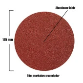 60 Adet Cırt Zımpara 125 mm Spiral Avuç Taşlama (Karma Paket) - 4