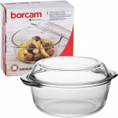 Paşabahçe 59003 Kapaklı Borcam Tencere 2100 cc - 1