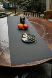 Modern Lazer Kesim Füme Runner 40 x 140 cm - 1