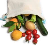 EGET Doğal Pamuklu Sebze Meyve Çantası (üçlü Paket) - 1