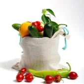 EGET Doğal Pamuklu Sebze Meyve Çantası (üçlü Paket) - 5