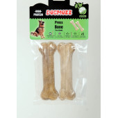DogMozz Premium Deri Pres Köpek Kemiği Natural 15 Cm 2 Adet - 1