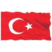 1 Adet 40* 60Türk Bayrağı Bez Okul Öğrenci Kırtasiye 10552 - 1
