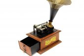 himarry Dekoratif Metal Gramofon Kutu Hediyelik - 4