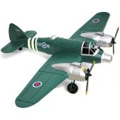 himarry Dekoratif Metal Uçak Vintage Ev Ofis Hediyelik Savaş Uçağı - 1