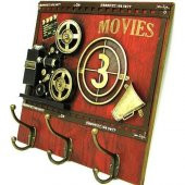 himarry Dekoratif Metal Askı Askılık Sinemaskop Vintage Biblo Hediyelik - 2