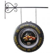 himarry Dekoratif Çift Yönlü Motorsiklet Temalı Ferforje Askı Pano - 2