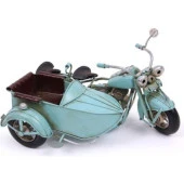 himarry Dekoratif Metal Motosiklet Sepetli Vintage Dekoratif Hediyelik - 2