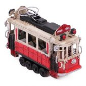 himarry Dekoratif Metal Taksim Tramvay Küçük Vintage Biblo Hediyelik - 2