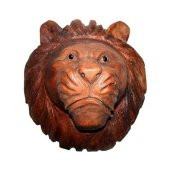 40 CM KÜKREYEN ASLAN KAFASI AHŞAP - 2