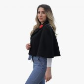 Göğüste gül figürlü küçük şal - 3