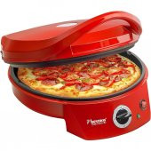 Izgaralı Bestron Pizza fırını, Viva Italia, Üst ve alt ısıtma, Maks. 180 °C, 1800 W, Kırmızı - 1