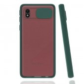 Galaxy A01 Core Kılıf Zore Lensi Sürgülü Kamera Koruyucu Kılıf - 8