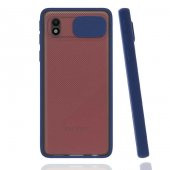 Galaxy A01 Core Kılıf Zore Lensi Sürgülü Kamera Koruyucu Kılıf - 6