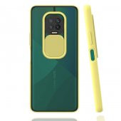 İnfinix Note 7 Kılıf Zore Lensi Sürgülü Kamera Koruyucu Kılıf - 7