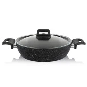 Schafer Savor Yanmaz Yapışmaz 7 Parça Siyah Tencere Seti - 6