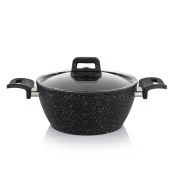 Schafer Savor Yanmaz Yapışmaz 7 Parça Siyah Tencere Seti - 9