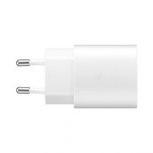 Samsung TA800N Fast Charging 25W Type-C Çıkışlı Şarj Aleti Başlığı Beyaz (Samsung Türkiye Garantili) - 1