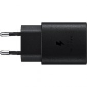Samsung TA800N Fast Charging 25W Type-C Çıkışlı Şarj Aleti Başlığı Siyah (Samsung Türkiye Garantili) - 1