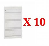 Kalemlikli Not Defteri Cüzdan Yedek Defteri (10 Adet) thumbnail 1