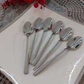 Seramikci  6lı Nescafe Kaşığı Platin - 1