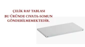Galvaniz Çelik Raf Tablası - Depo, Arşiv, Kiler, Dosya, Market Rafı  43x93 cm 1.50 mm - 4