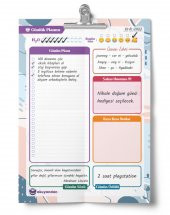 Günlük Planlayıcı - Daily Planner - Ders Çalışma Planlayıcı - Planlama Defteri - 5
