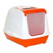 Moderna Flip Kapalı Kedi Tuvaleti Turuncu 50 Cm - 4