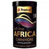 Tropical Softline Africa Carnivore S Afrika Balıkları İçin Dibe Batan Yumuşak Taneli Granül Balık Yemi 100 Ml 60 Gr - 2