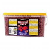 Tropical Red Parrot Granulat Kırmızı Papağan Balıkları İçin Granül Balık Yemi 3 Lt 1.2 Kg - 4