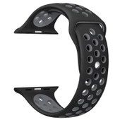 Gpack Apple Watch 7 45mm Kordon Delikli Çift Renk Silikon - 2