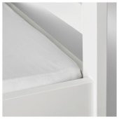 2 Li Lastikli Çarşaf Seti 60x120 Cm Bebek Odası Pamuklu Lastikli Çarşaf Beyaz - 2