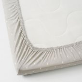2 Li Lastikli Çarşaf Seti, Bebek Beyaz-Kahverengi 60x120 Cm Pamuklu-Beşik İçin - 4