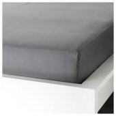 Tek Kişilik Lastikli Çarşaf, Gri Renk Ölçü 90x200 cm Pamuklu - 5