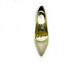 Çarıkçım Stiletto Kadın Ayakkabı Dore-Simli 61 700 - 6