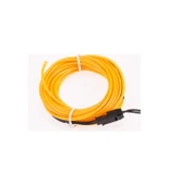 Neon İp Fitil Turuncu - Işıklı Torpido Fitili Neon İp - 2 Metre Araç İçi Torpido ledi - 2