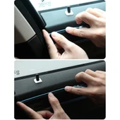 Neon İp Fitil Turuncu - Işıklı Torpido Fitili Neon İp - 2 Metre Araç İçi Torpido ledi - 3