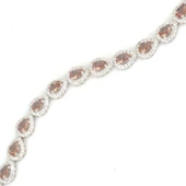 925 Ayar Gümüş Damla Zultanit Taşlı Suyolu Bileklik thumbnail 2