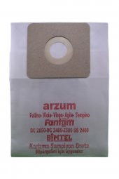 Canister Dc 2800 2000 Watt Uyumlu Süpürge Kağıt Toz Torbası 10 Adet - 1