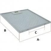 25,3x30cm Ankastre Aspiratör-davlumbaz Alüminyum Yağ Filtresi(metal Tırnaksız) - 1