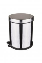 Perilla Mikro Pedallı Krom Kaplama Çöp Kovası 3 Lt - 1