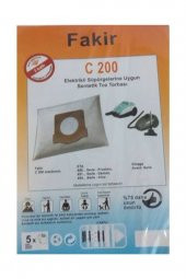 fakir  C200 - C220 Süpürge Torbası 5 Adet - 1