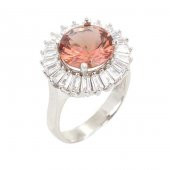 925 Ayar Gümüş Baget Taşlı Zultanit Yüzük thumbnail 1