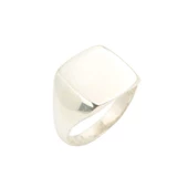 925 Ayar Gümüş Düz Şovalye Yüzük thumbnail 4