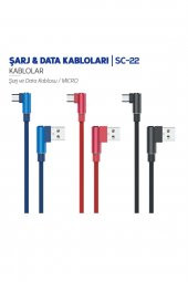 Sc22 3 Metre Micro 2a Çıkışlı Data Ve Hızlı Şarj K - 3
