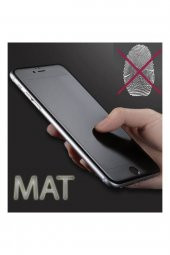 Iphone 8 Plus Mat Kırılmaz Cam Nano Parmak Izi Bırakmaz Siyah - 1