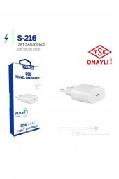 S216 Type-c To Ios Lightning Çıkışlı Set Pd18w Ev Ş - 2