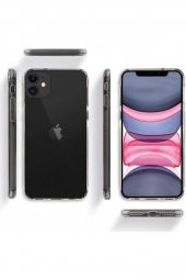 Heartz Apple İphone 12 6.1" Kılıf 3d Tıpalı Kamera Korumalı Şeffaf Silikon Kapak - 3