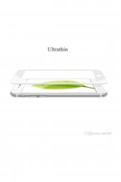 Heartz Apple İphone 8 Beyaz Temperli Cam Full Ekran Koruyucu - 3