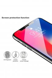 Heartz Apple İphone 8 Plus Siyah Temperli Cam Full Ekran Koruyucu - 6